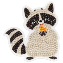 Кристальная ( алмазная) мозаика  " ФРЕЯ" ALVM- 088 магнит " Енотик" 8 х 8. 5 см