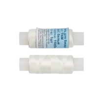 Нитки  для бисера TYTANIUM TNM 80% полиамид, 20% полиэстер 0.1 мм 10 х 120 я 110 м БЕЛЫЙ